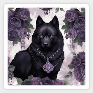 Schipperke Glam Sticker